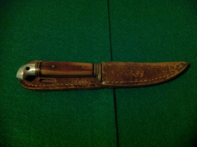 My favorite Western, beautiful condition with original sheath, 1928-1931, not for sale or trade.