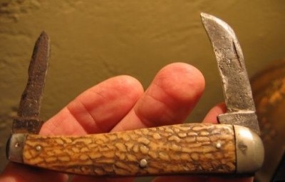 J A Henckels pressed stag