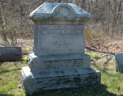 Charles Platts (and Wife) Grave in Family Plot DSCN8851.jpg