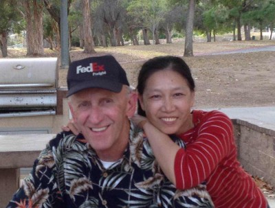 At the lake with my wife Anna. 2015
