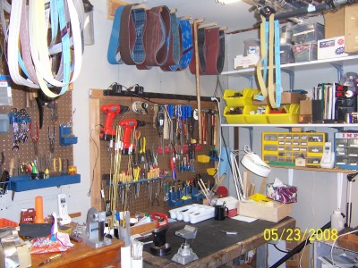This is the back right corner of my shop