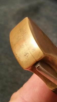 Two-piece Brass Bolster w / Square Mainspring
