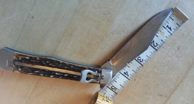 Believe it's a 5171L,  the edge has seen a hone, othere than that, as made, but with age.