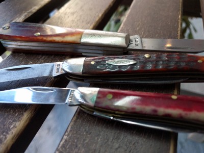USA era serpentine jack, 10-dot '70s Barlow, 10-dot '80s peanut