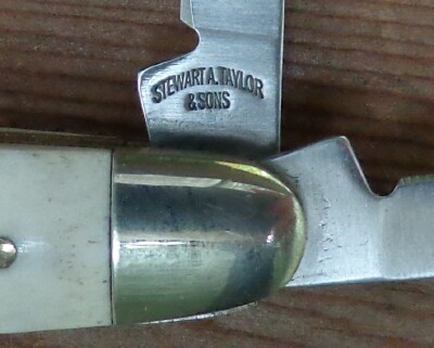 Not sure what this stamp indicates. Did Taylor own Schrade at one time?