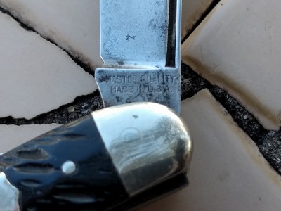 Tang stamp: Master Quality, Made In U.S.A.