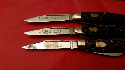 BKC #49 - 1 of 28 and # 50-A - 1 of 11. Front tang is stamped Winchester and the back is stamped Solingen Germany