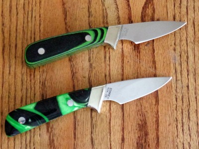 156OT's in BLACK & NEON GREEN G-10  and ACRYLIC-r (1).jpg