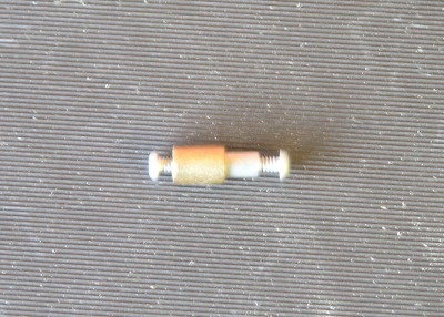 .125 ID - .1875 OD bronze phosphorous bushing and  1/8 OD pivot pin and 2-56 screws