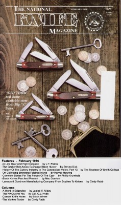 1985 Red Bone Schrade Set.