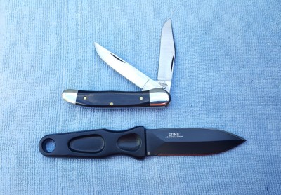 Queen City copper head & CRKT Sting.jpg