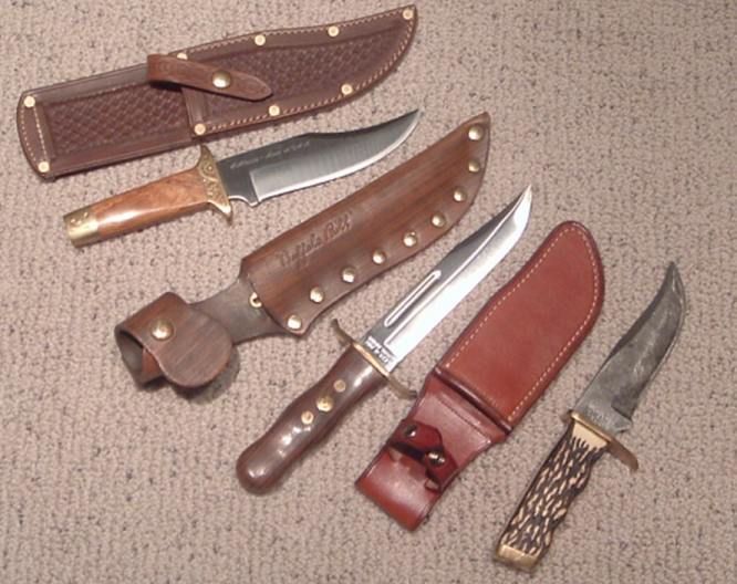 the Schrade Bowies