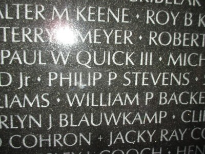 Familiar name on the wall