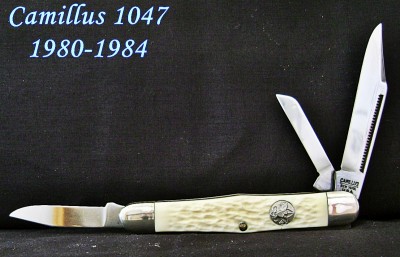 Camillus 1047 - 1980 to 1984 White Scout - Mark Open.JPG