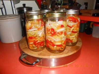 Finished product, next stop, the pantry.