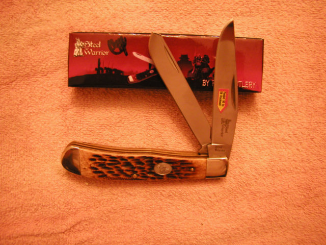 This is my picture, and yes they do come with the Rockwell hardness sticker. LOL