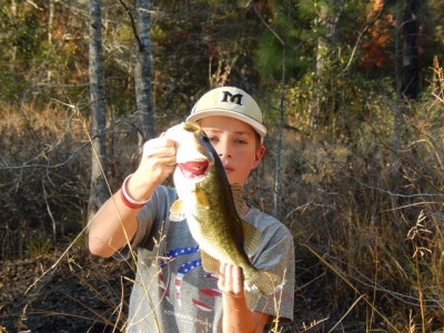 The biggest on for the day, 2 pounds.