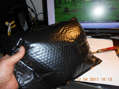 Strange lookin' black package, must be a bomb!