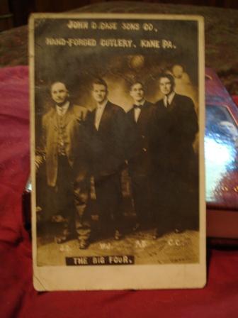 POST CARD FROM KANE.PA