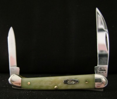 Case 2001 Mini-Copperhead Natural Bone - Open (Big Monk).JPG