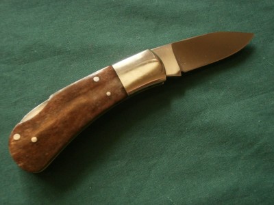 Parker Cut Co. Beaver Tail Smooth Appalososa Bone Lock Back