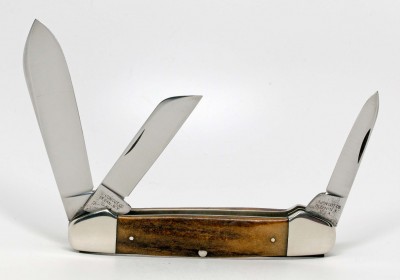 Ka-Bar Union Cut Co Olean NY stag gunboat