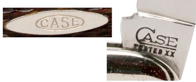 Close up of Shield and Tang Stamp
