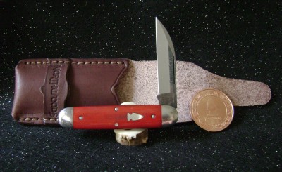 North Woods Delta Jack in Red Linen Micarta - Open.JPG