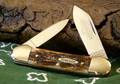 Robeson Sure-edge Carved Stag Bone #64 Canoe 2004.JPG