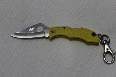 Smallest Spyderco with H1 steel, clips on belt loop, fits in watchpocket.JPG