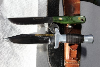 RH Ruana and Nate Miller camp knives, used hard.JPG