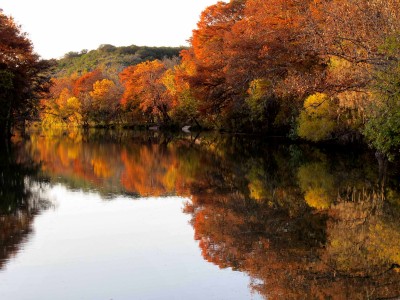 Guadalupe River on River Road near Gruene, TX