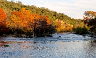 Guadalupe River on River Road near Gruene, TX