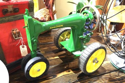 Re-purposed sewing machine