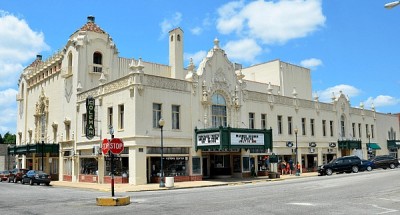 Coleman Theater exterior on Main St.