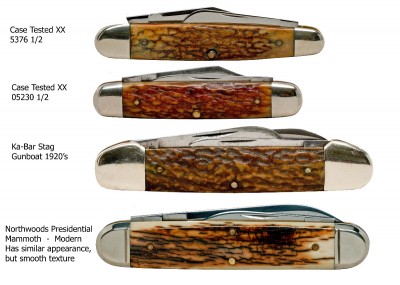 Popcorn Stag Handle Examples