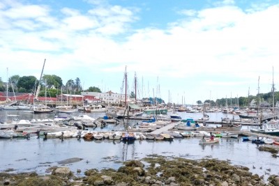 Camden Harbor, ME (low tide)