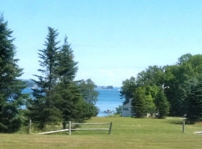 View from our quarters, Rockland Harbor, ME