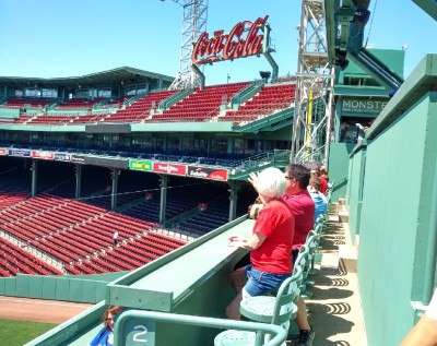 Atop the Green Monster, Fenway Park, Boston