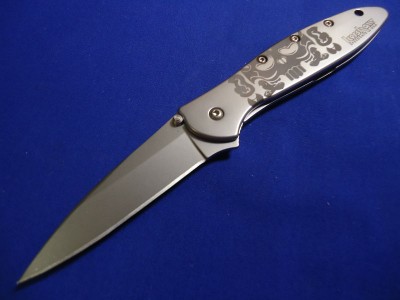 Kershaw Leek Mayan Skull Handle.jpg