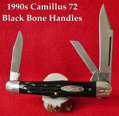 1990 Camillus 72 Black Bone Handles.JPG