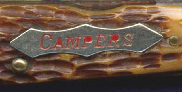 The Campers shield was used on both two and four blade utlity knives.