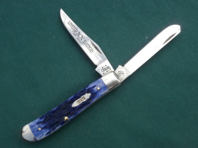 2003 Case 6207 Ultra Violet Jigged Bone Mini Trapper
