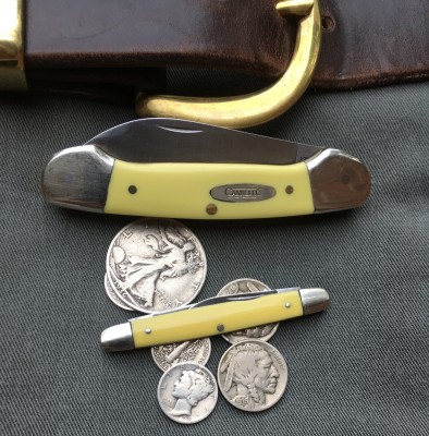 Camillus, SS &amp; Delrin, &amp; '73 Case #3201, carbon &amp; composite