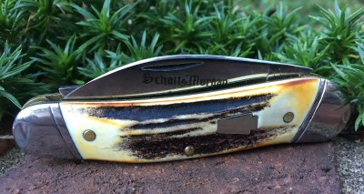 S&amp;M Jumbo Half Whittler carbon &amp; stag
