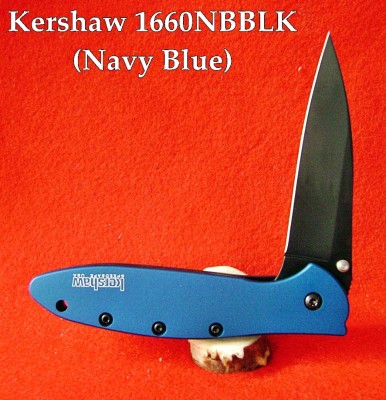 Kershaw Leek - 1660NBBLK Navy Blue & Black Blade - Labeled.jpg