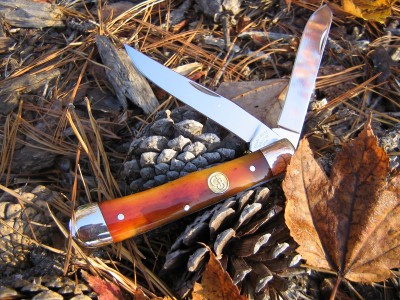 Canal Street Cutlery Smooth Sunset Bone Trapper knife 032.JPG
