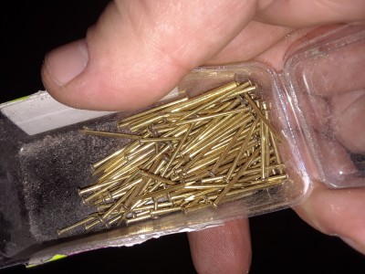 Used escutcheon pins because the are the perfect size and have nice heads on them