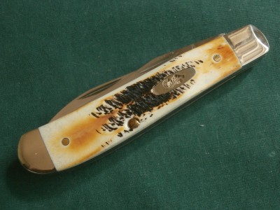 2015 Case 6.5207W Bone Stag Wharncliffe Mini Trapper