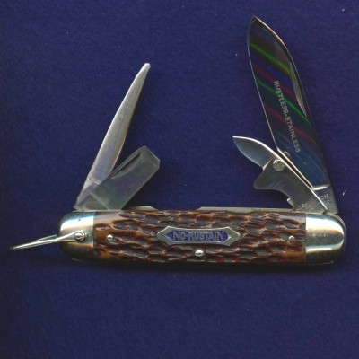 A pre-war NO-RUSTAIN with blade etch.